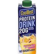 CoolBest Protein drink passionfruit Foto van CoolBest Protein drink passionfruit