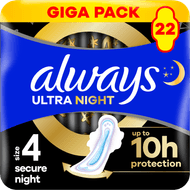 Foto van Always Maandverband ultra secure night