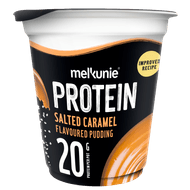 Melkunie Protein pudding salted caramel Foto van Melkunie Protein pudding salted caramel