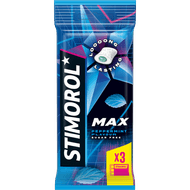 Foto van Stimorol Kauwgom max peppermint 3 st.