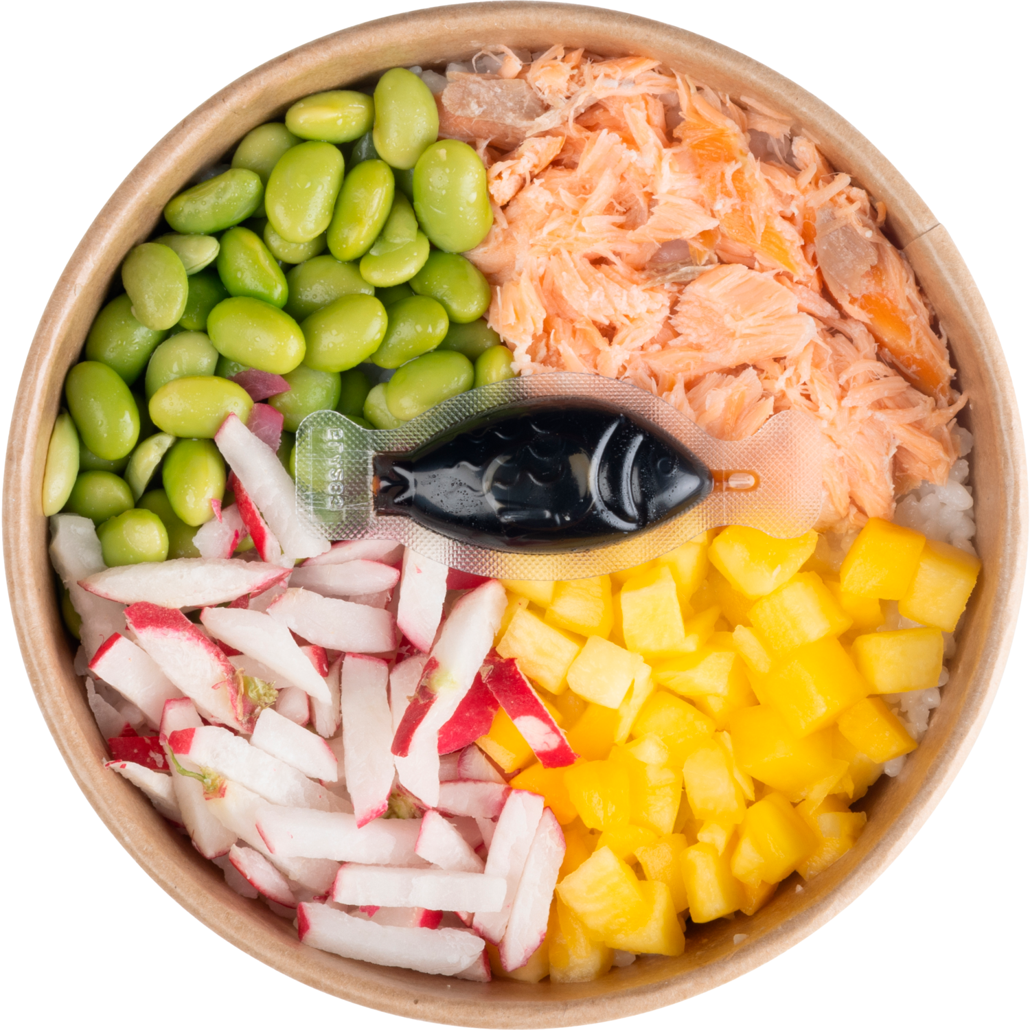 Fresh & easy Poke bowl zalm