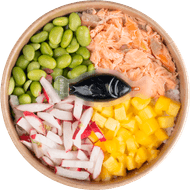 Foto van Fresh & easy Poke bowl zalm