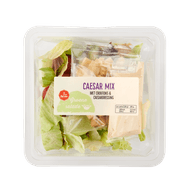 1 de Beste Groene salade caesar mix met crout-dressing Foto van 1 de Beste Groene salade caesar mix met crout-dressing