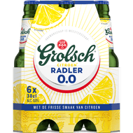 Grolsch Radler citroen 0.0% Foto van Grolsch Radler citroen 0.0%