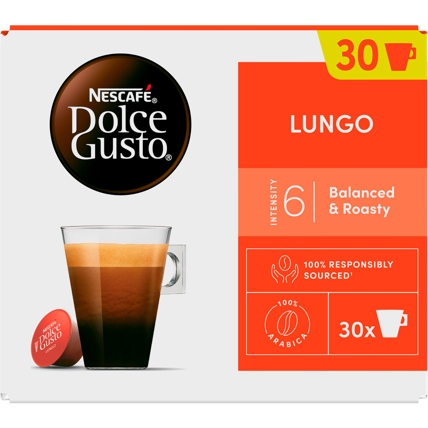 Nescafé Dolce gusto lungo sterkte 6