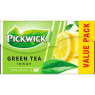 Pickwick Lemon groene thee voordeelpak Foto van Pickwick Lemon groene thee voordeelpak