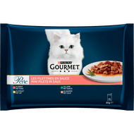 Gourmet Perle minifilets in saus met groenten 4 stuks Foto van Gourmet Perle minifilets in saus met groenten 4 stuks