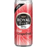 Royal Club Pink grapefruit 0% los blik Foto van Royal Club Pink grapefruit 0% los blik
