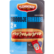 Flemmings Broodje frikandel Foto van Flemmings Broodje frikandel