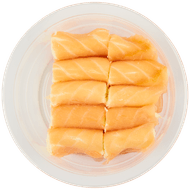 Foto van Bits & Bites Zalmrolletjes met roomkaas