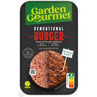 Garden Gourmet Sensational burger 2 stuks Foto van Garden Gourmet Sensational burger 2 stuks