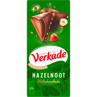 Verkade Chocoladereep hazelnoot Foto van Verkade Chocoladereep hazelnoot