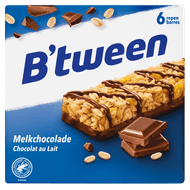 Foto van Hero B'tween melk chocolade repen 6 stuks