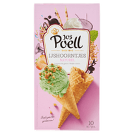 Foto van Jos Poell Ijshoorntjes naturel 10 stuks