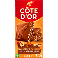 Côte d'Or Chocoladereep hazelnoot karamel Foto van Côte d'Or Chocoladereep hazelnoot karamel