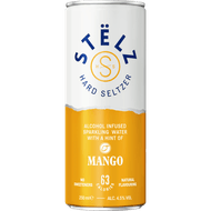 Foto van Hard seltzer mango