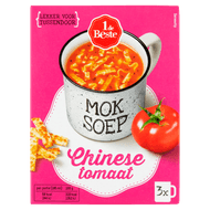 1 de Beste 1 kop soep chinese tomaat 3 st. Foto van 1 de Beste 1 kop soep chinese tomaat 3 st.
