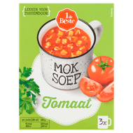 1 de Beste 1 kop soep tomatensoep 3 st. Foto van 1 de Beste 1 kop soep tomatensoep 3 st.