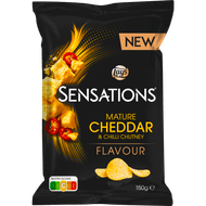 Foto van Lay's Sensations chips mature cheddar & chili chutney