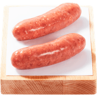 Vleeschmeesters Varkensbraadworst mager 2 st. Foto van Vleeschmeesters Varkensbraadworst mager 2 st.