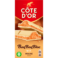 Côte d'Or Bonbonbloc praline wit Foto van Côte d'Or Bonbonbloc praline wit