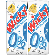 Wicky Fruit 0% 6x20 cl. Foto van Wicky Fruit 0% 6x20 cl.