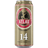 Atlas 14 ultra strong beer Foto van Atlas 14 ultra strong beer