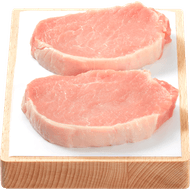 Vleeschmeesters Actie varkensfiletlap naturel 2 st. Foto van Vleeschmeesters Actie varkensfiletlap naturel 2 st.