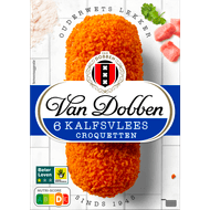Foto van Van Dobben Kalfsvleescroquetten 6 stuks