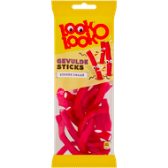 Look O Look Gevulde Kersen sticks Zoet Snoep Zak Foto van Look O Look Gevulde Kersen sticks Zoet Snoep Zak