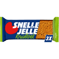 Snelle Jelle Kruidkoek naturel 3 st. Foto van Snelle Jelle Kruidkoek naturel 3 st.