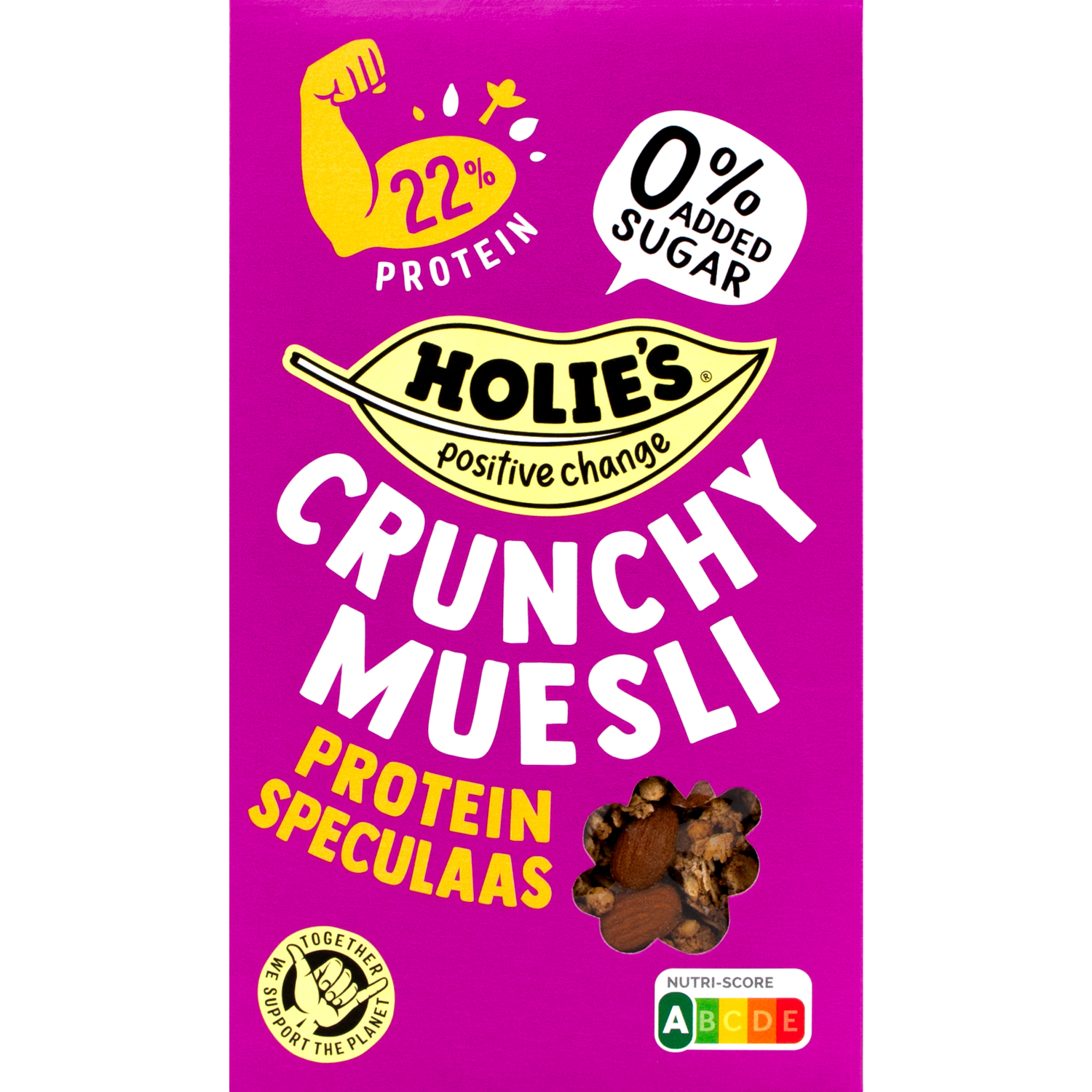 Holie's Crunchy muesli protein speculaas
