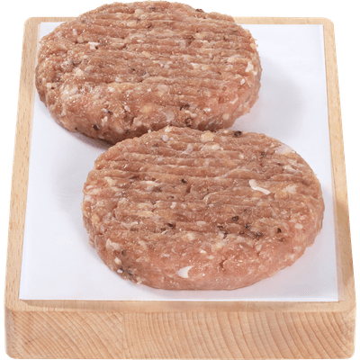 Vleeschmeesters Kip kalkoen burger 2 stuks