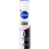 Foto van Nivea Deospray invisible black & white clear