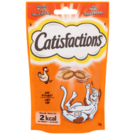 Catisfactions Kattensnoepjes met kip Foto van Catisfactions Kattensnoepjes met kip