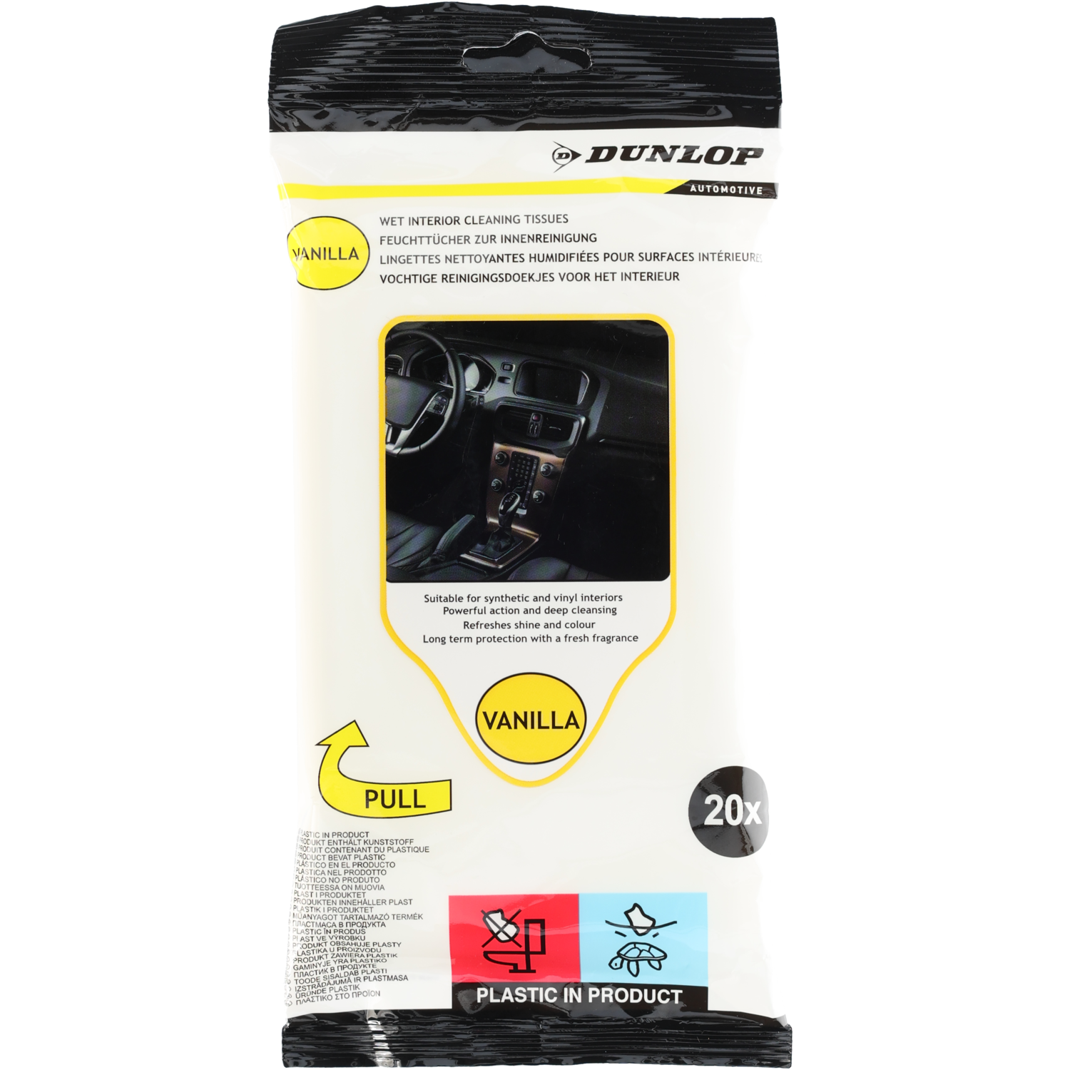 Dunlop auto reinigingsdoekjes