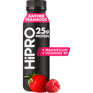 HiPRO Protein Drink Framboos Aardbei Foto van HiPRO Protein Drink Framboos Aardbei