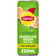 Foto van Lipton Ice tea green sparkling citrus