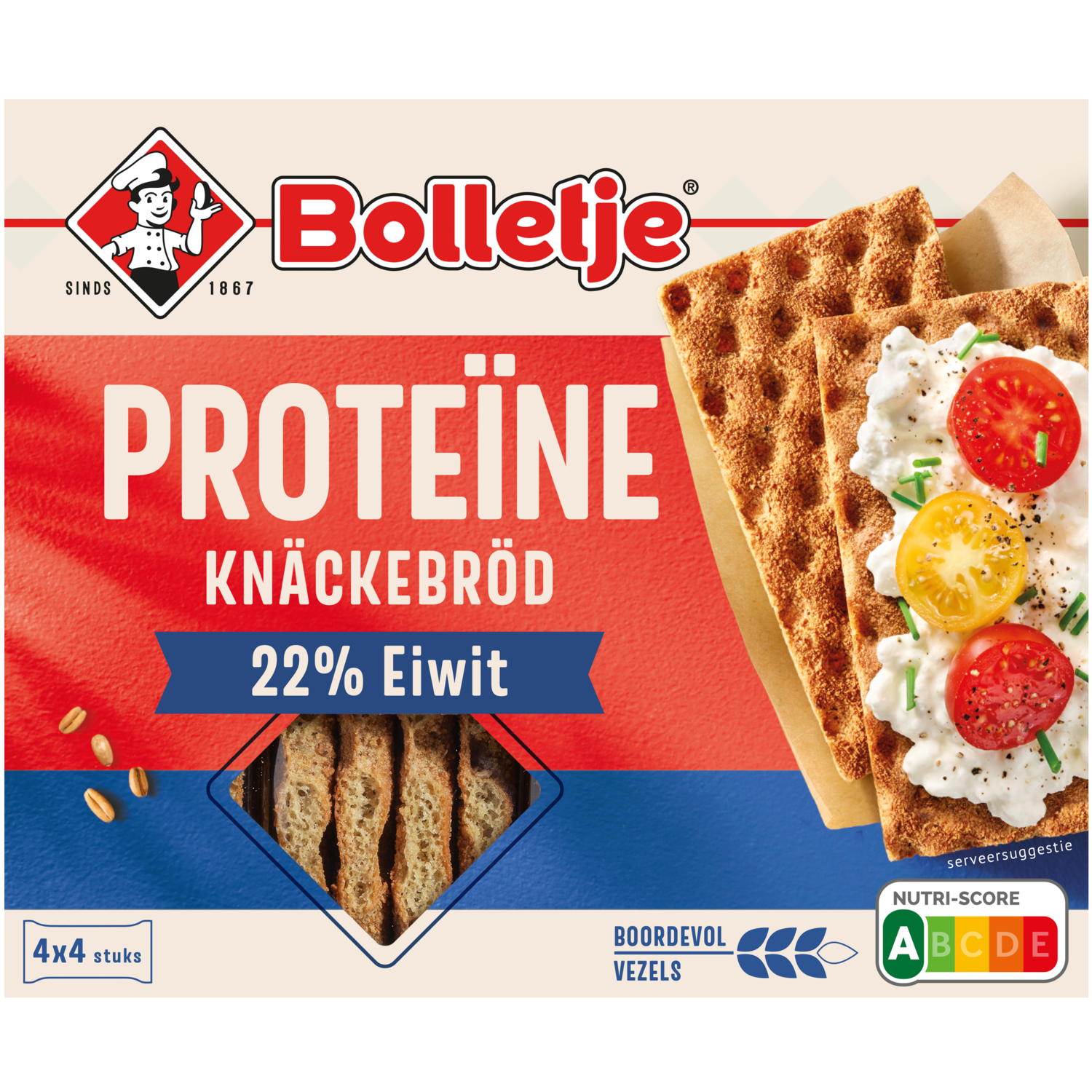 Bolletje Knackebrod proteine