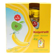 1 de Beste Knijpfruit appel-banaan Foto van 1 de Beste Knijpfruit appel-banaan