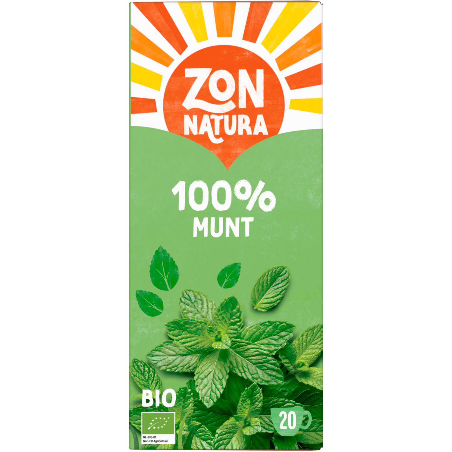Zonnatura Biologische kruidenthee munt