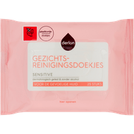 Foto van Derlon Reinigingsdoekjes sensitive