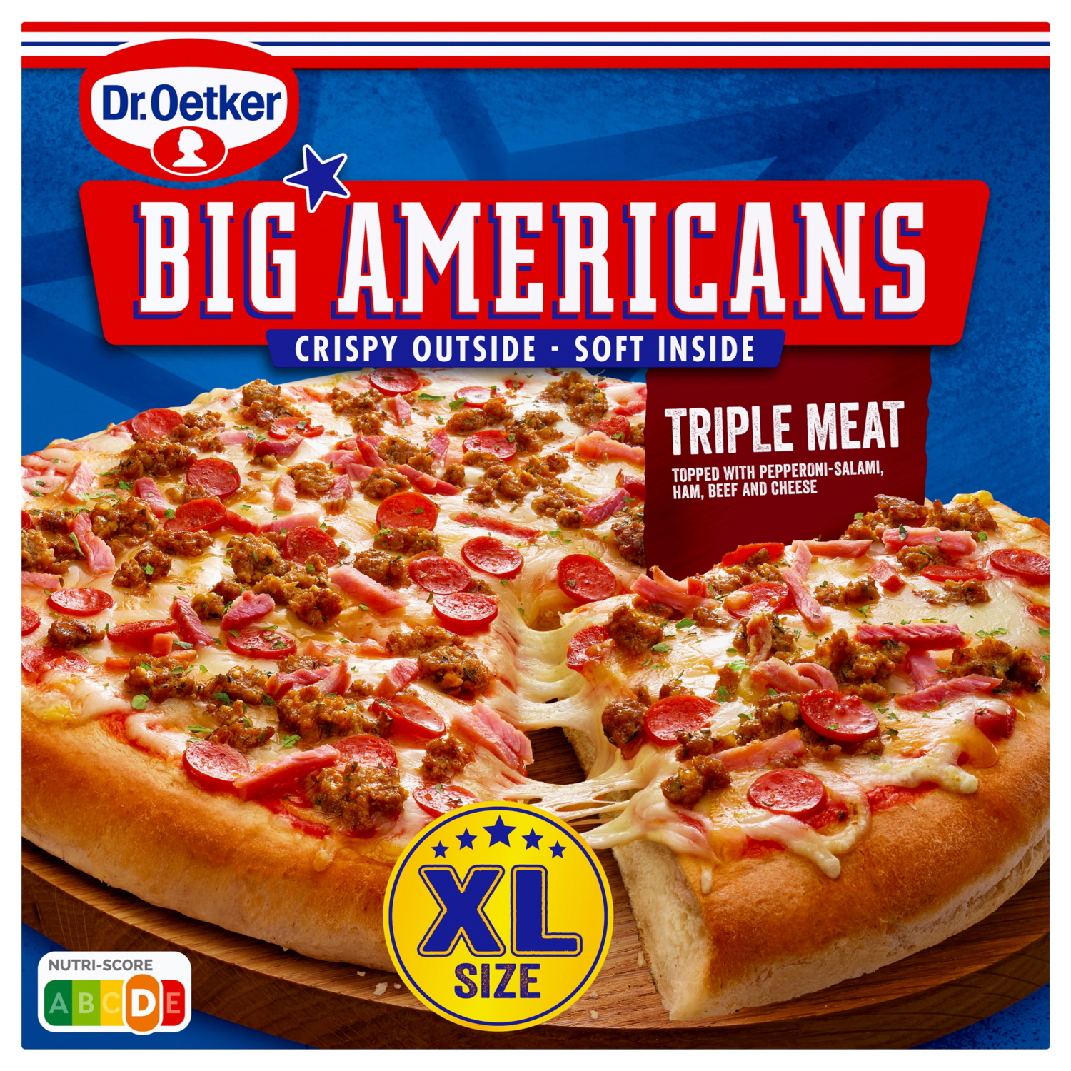 Dr. Oetker Big Americans pizza XL triple meat