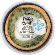 Daily Chef Quiche spinazie geitenkaas Foto van Daily Chef Quiche spinazie geitenkaas