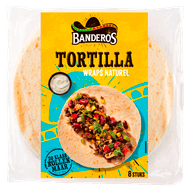 Banderos Tortilla wraps 8 st. Foto van Banderos Tortilla wraps 8 st.