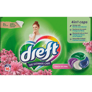 Dreft Wasmiddel capsules touch of pink Foto van Dreft Wasmiddel capsules touch of pink