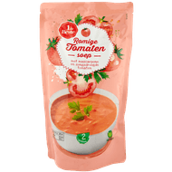 1 de Beste Soep in zak romige tomaat Foto van 1 de Beste Soep in zak romige tomaat