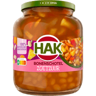 Hak Bonenschotel zoetzuur Foto van Hak Bonenschotel zoetzuur