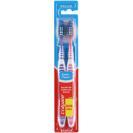 Foto van Colgate Tandenborstel extra clean 2 stuks