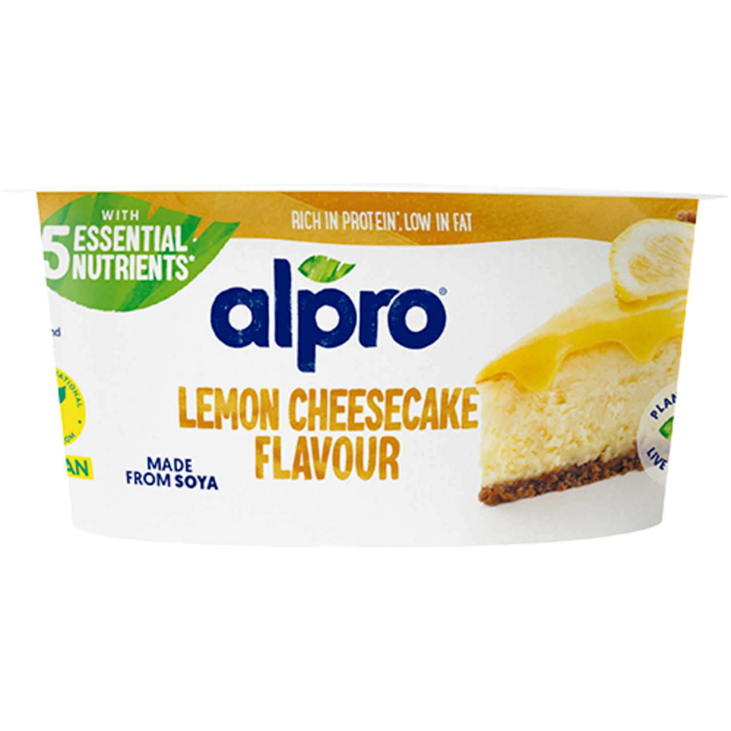 Alpro Plant. variatie op yoghurt lemon cheese